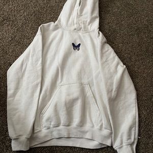 White hoodie unisex
